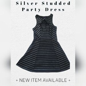 Forever 21 Dress Black/Silver Studded